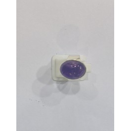 Natural Amethyst Ring - Solid 925 Sterling Silver Ring - Boho Jewelry - Valentine Gift